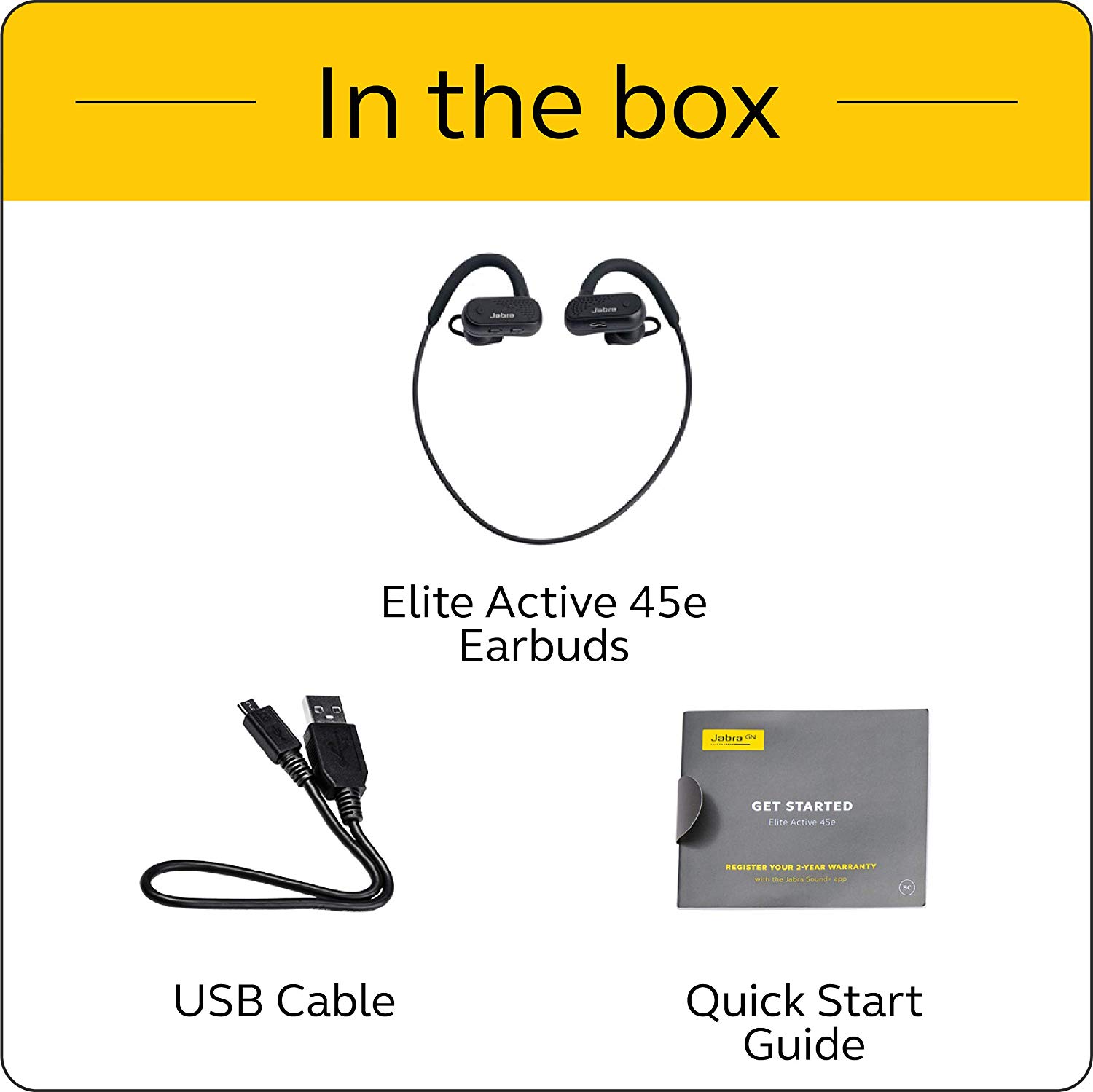E45 Wireless Sports Earbuds – Alexa Enabled Wireless Earbuds, Around-the-Neck Style with a Secure Fit and Superior Sound, Long Battery Life, Ideal for